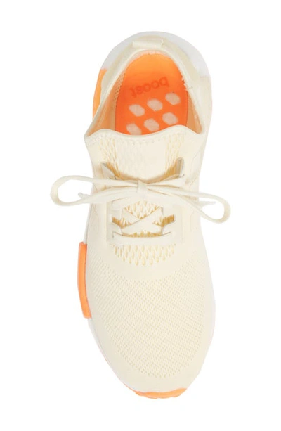 Shop Adidas Originals Originals Nmd R1 Sneaker In Cream White/ Screaming Orange
