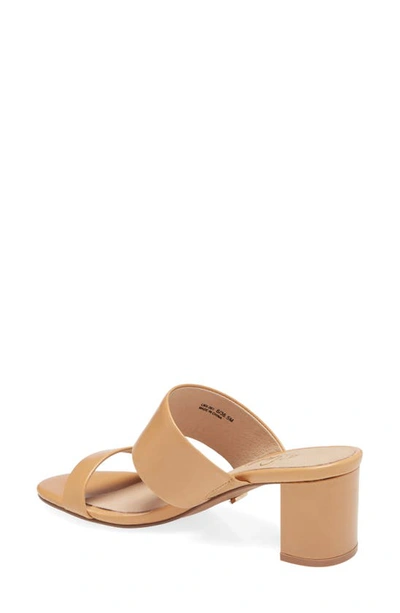 Shop 42 Gold Liya Slide Sandal In Almond Leather