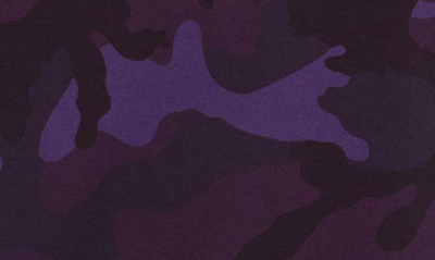 Valentino Camouflage-print Cotton T-shirt In Camou Viola