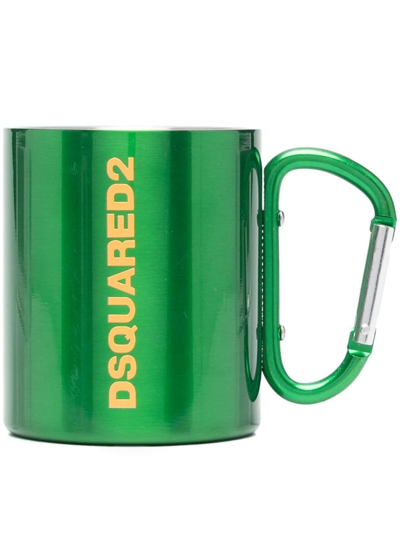 Shop Dsquared2 D-ring Handle Mug In Green