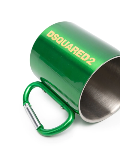 Shop Dsquared2 D-ring Handle Mug In Green