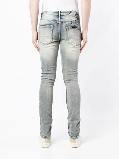 Shop Ksubi Low-rise Skinny Jeans In Blue
