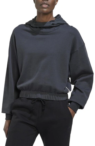 Shop Adidas Originals Organic Cotton Blend Hoodie In Carbon