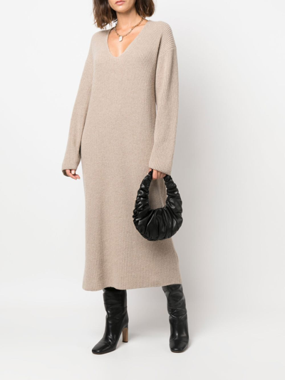 Nanushka Mini Anja Ruched Tote Bag In Black