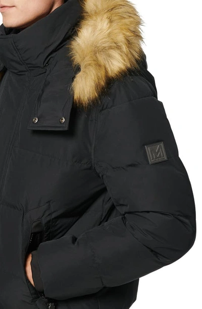 Marc New York Men's Umbra Faux Fur-trim Down Parka In Black