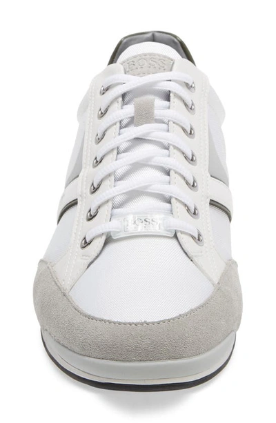 Shop Hugo Boss Boss Saturn Low Top Sneaker In Light Pastel Grey