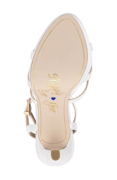 Jessica Simpson Women's Balina Bridal Ankle-strap Platform Sandals In White