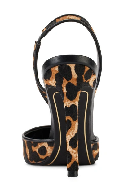 Shop Dkny Macia Slingback Pump In Leopard Calf Hair