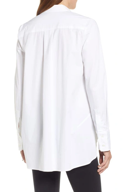 Shop Hatch The Classic Maternity Button-up Shirt In White