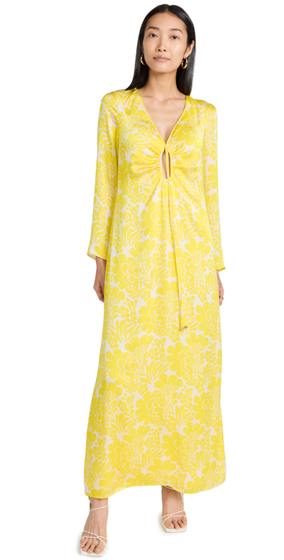 Shop Alexis Elmina Dress In Lemon Begonia