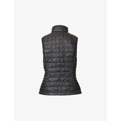 Shop Patagonia Nano Puffer Recycled-polyester Gilet In Black