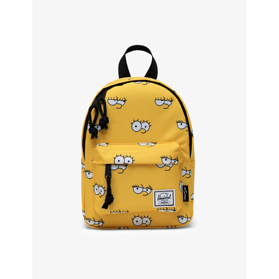 Shop Herschel Supply Co Simpson Classic Mini Recycled Polyester Backpack In Yellow