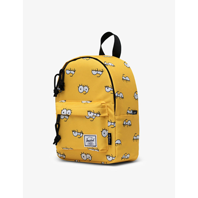 Shop Herschel Supply Co Simpson Classic Mini Recycled Polyester Backpack In Yellow