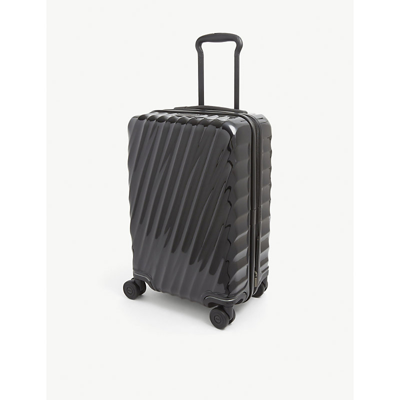 Tumi International Expandable Carry-on 19 Degree Polycarbonate Suitcase In Black