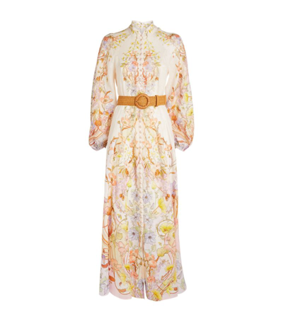 Shop Zimmermann Floral Jeannie Dress In Multi