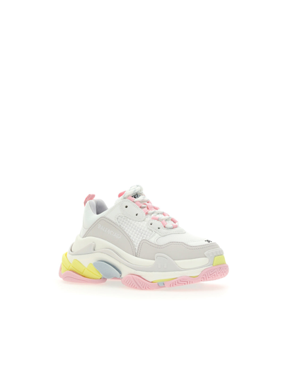 Shop Balenciaga Sneakers In Ye/pink/blu/gre/w/bk