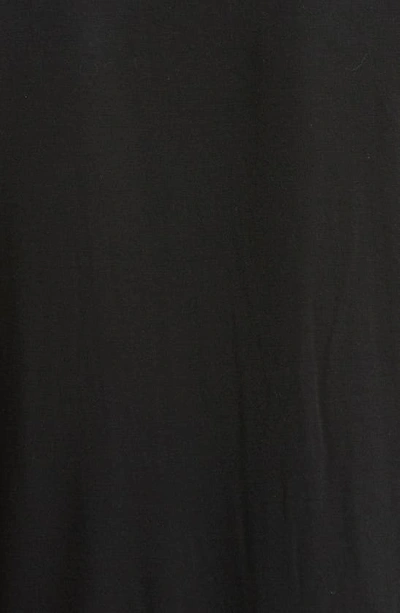 Cozy Earth Long Sleeve Knit Pajamas In Black