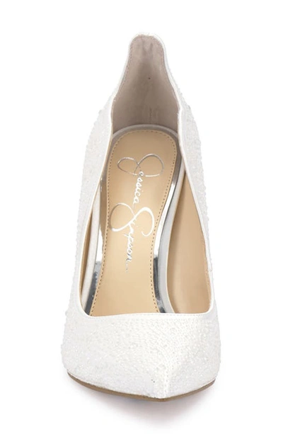 Jessica Simpson Women's Wayva Bridal Pumps In White