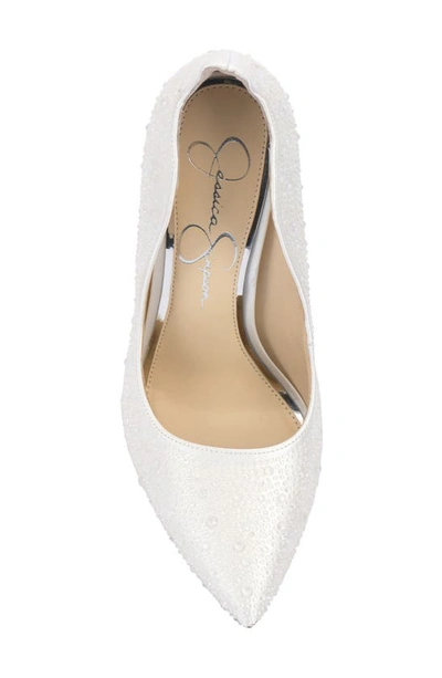 Jessica Simpson Women's Wayva Bridal Pumps In White