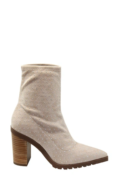 Shop Charles By Charles David Danielle Pointed Toe Bootie In Beige