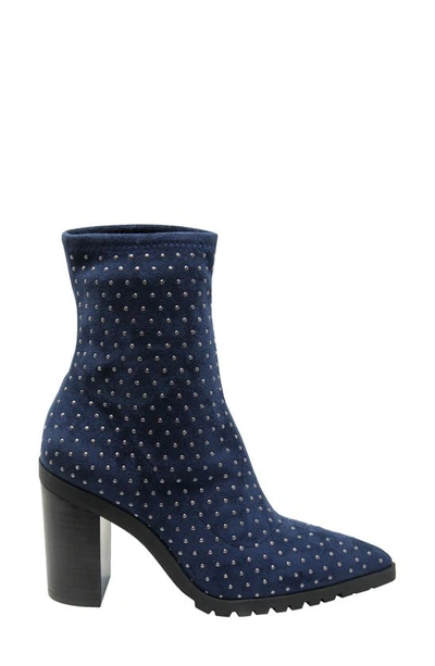 Shop Charles By Charles David Danielle Pointed Toe Bootie In Navy