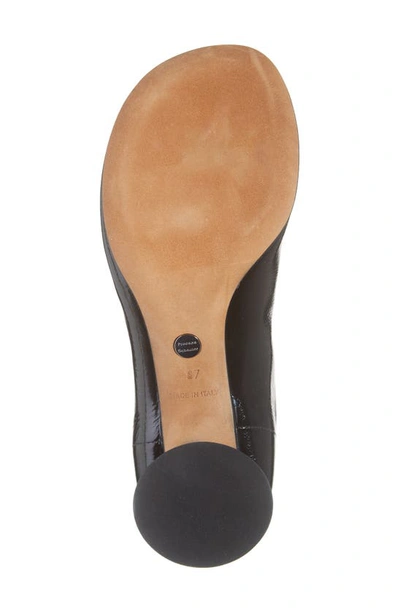 Proenza Schouler Glove Crinkled Patent-leather Ankle Boots In Black