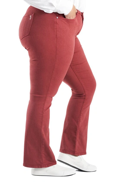 Slink Jeans High Waist Bootcut Jeans In Mavis