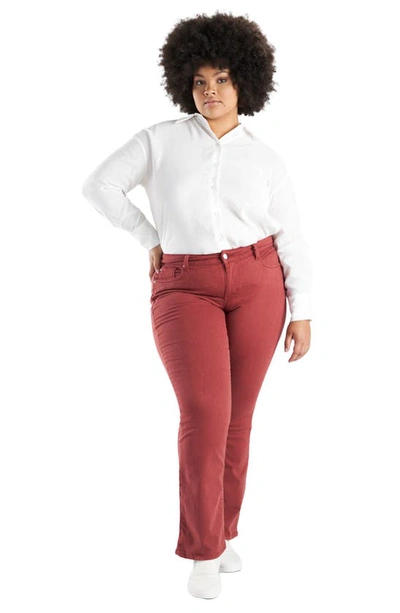 Slink Jeans High Waist Bootcut Jeans In Mavis