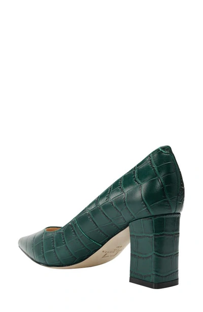 Shop Marc Fisher Ltd Zala Block Heel Pump In Dark Green