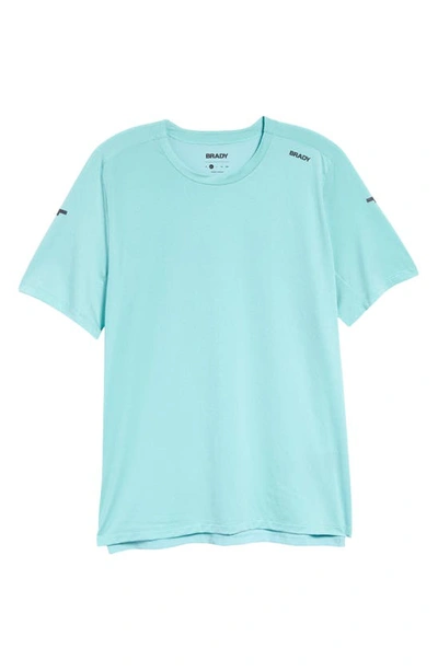 Shop Brady Run Short Sleeve T-shirt In Aqua
