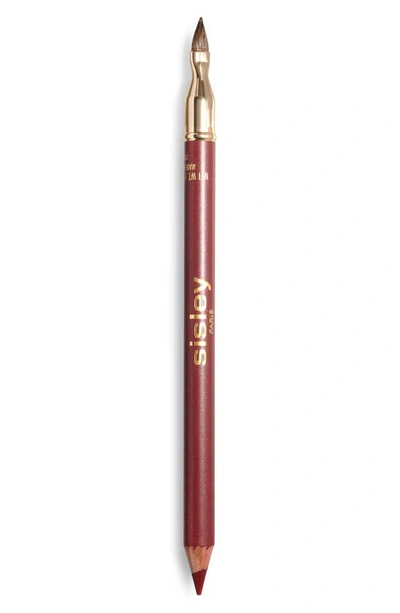 Sisley Paris Phyto-levres Perfect Lip Pencil In 5 Burgundy