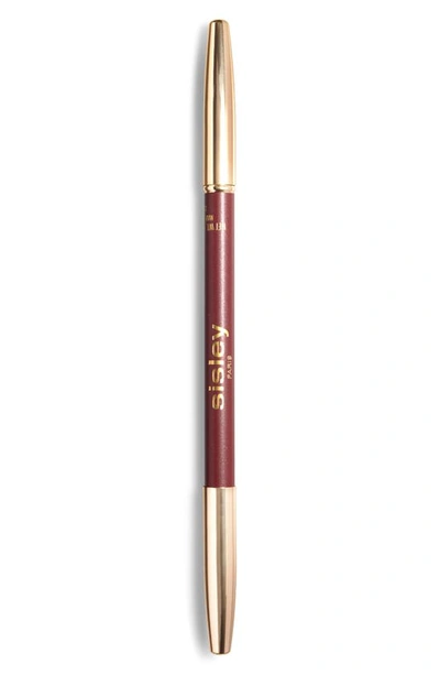 Sisley Paris Phyto-levres Perfect Lip Pencil In 5 Burgundy