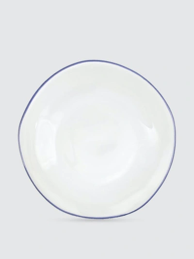 Shop Vietri Aurora Edge Salad Plate In White