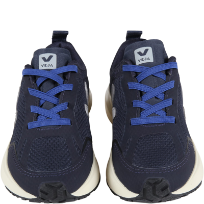 Shop Veja Blue Sneakers For Kids