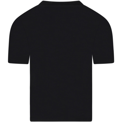 Moncler Kids Ss T-shirt Tripack In Black