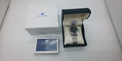 Pre-owned Casio Watch Oshianas Radio Wave Solar Ocw-s100-1ajf Men's