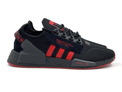 Pre-owned Adidas Originals Adidas Nmd R1 V2 Rose Men Casual Running Shoe  Black Red Athletic Trainer Sneaker | ModeSens