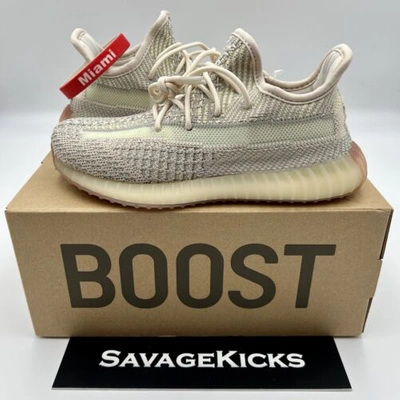 Pre-owned Adidas Originals Adidas Yeezy Boost 350 V2 Citrin Kids Sz: 13k [ fw3052] In Box -ships Today- In Gray | ModeSens