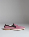 Dolce & Gabbana Espadrilles In Perforated Suede In Pink