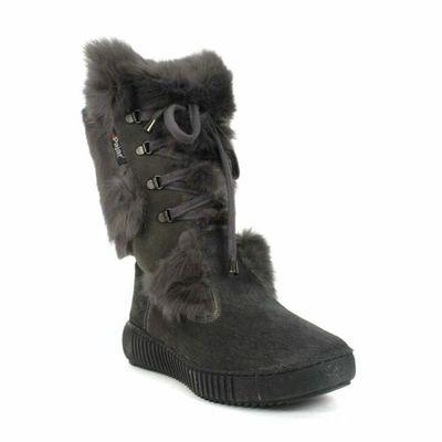 Pre-owned Pajar Women's Sindy Grey Mid Calf Winter Boots In See Listing