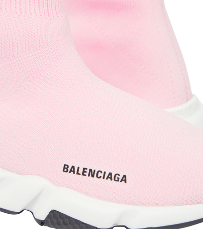 Shop Balenciaga Speed Sneakers In Light Pink/whi/black