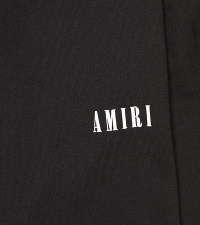 Shop Amiri Cotton Jersey Sweatpants In Black