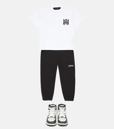 SKELETON皮革高帮运动鞋