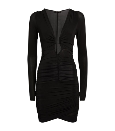 Shop Isabel Marant Jordana Mini Dress In Black