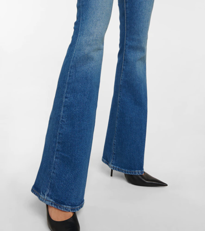 Shop Frame Le High Flare High-rise Jeans In Sidecar