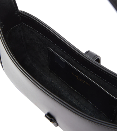 Saint Laurent Le 5 À 7 Mini Leather Shoulder Bag In Noir