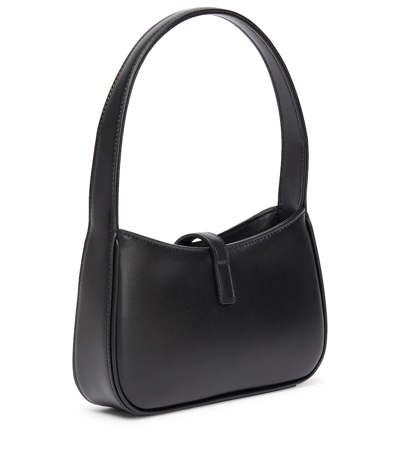 Saint Laurent Le 5 À 7 Mini Leather Shoulder Bag In Noir
