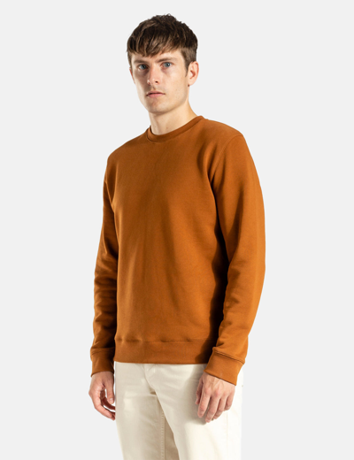 Shop Norse Projects Vagn Classic Crew Sweatshirt In Orange