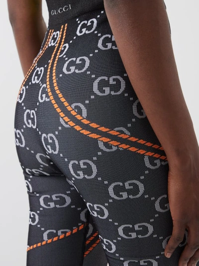 Gucci Gg-jacquard Jersey In Black | ModeSens
