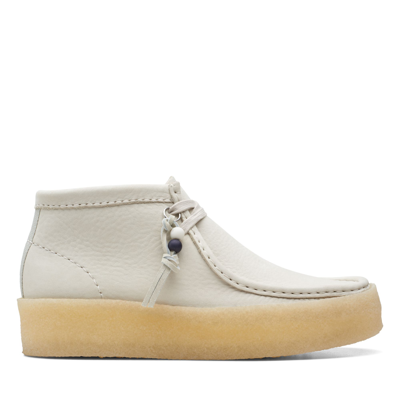 Shop Clarks Wallabee Cup Boot In White